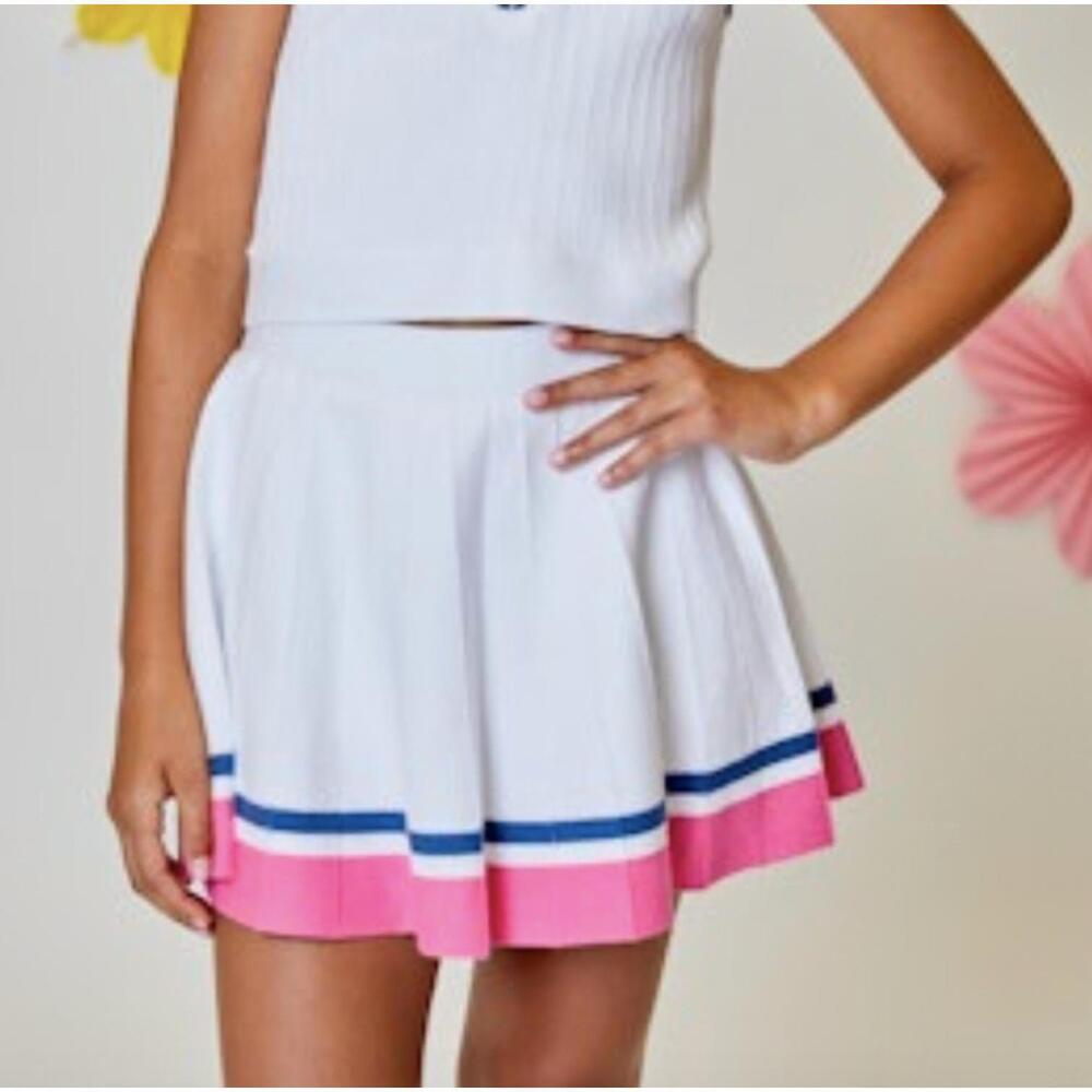 NEW DESIGN HISTORY tennis style skort in white cbo